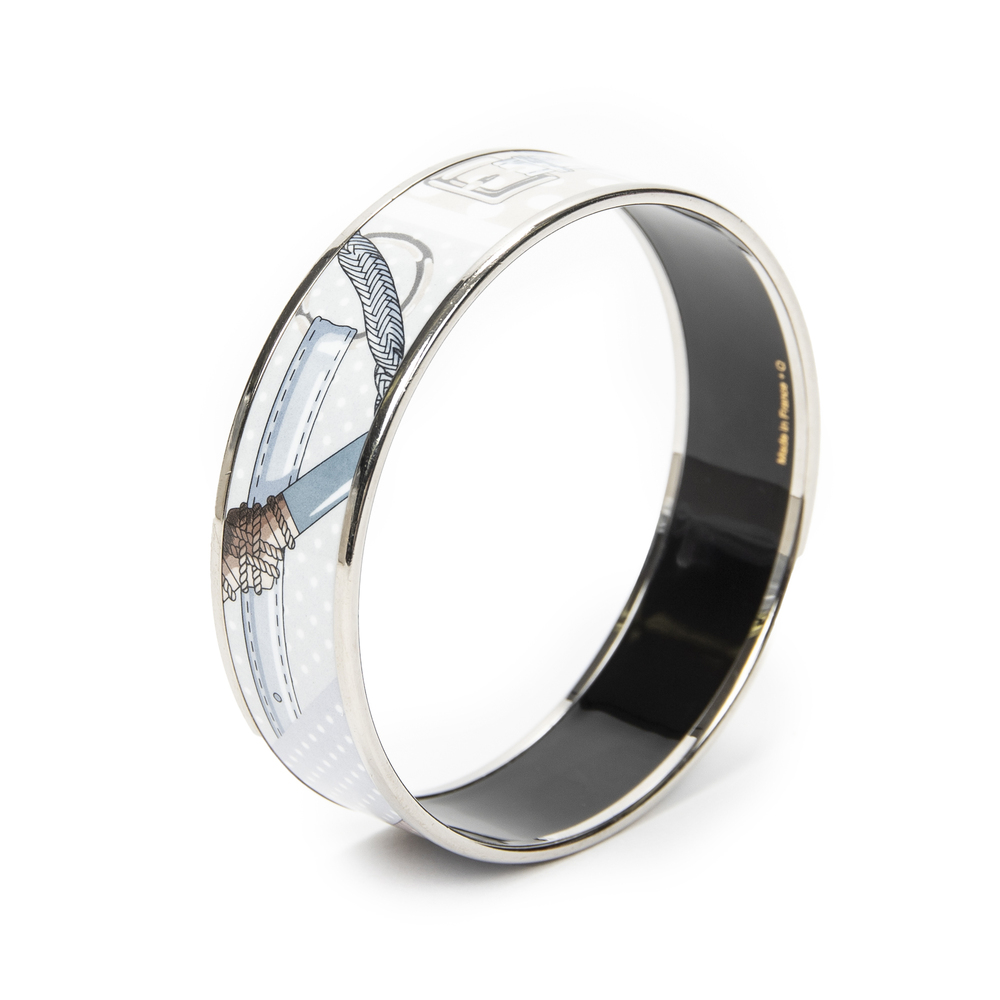 Hermes Enamel Bangle MM